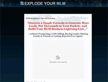 Tablet Screenshot of mlmsuperhero.com